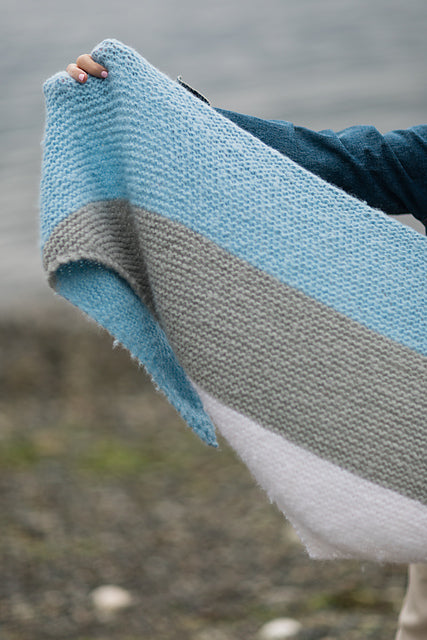 Colorblock A Plenty Shawl Pattern