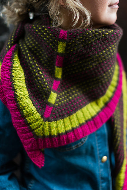 Hip To Be Square Shawl Pattern