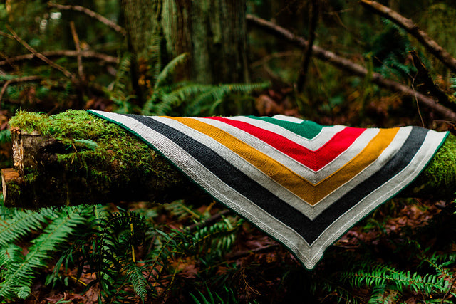 Red Jammer Shawl Pattern