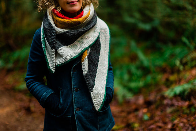 Red Jammer Shawl Pattern