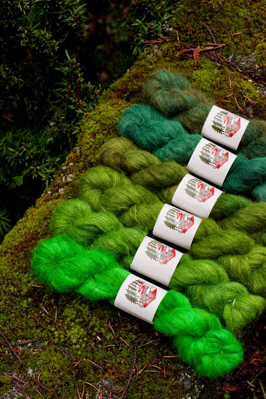 Celebrating Green with a Mini Dyed-to-Order Event!