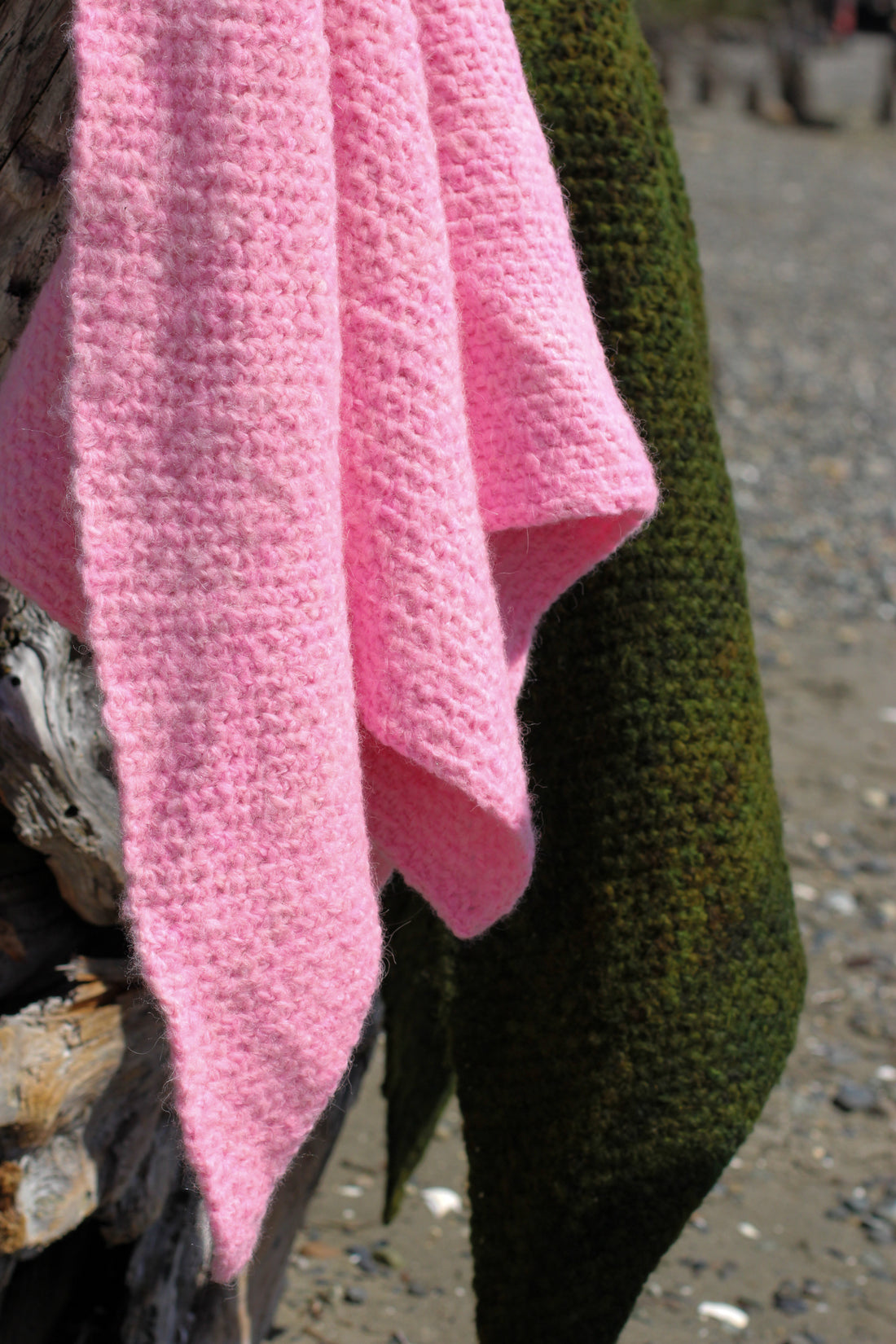 Welcome Mossy Rock Shawl and Regimental Cowl!