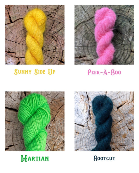 Color Combos for June 4th Dyed-to-Order