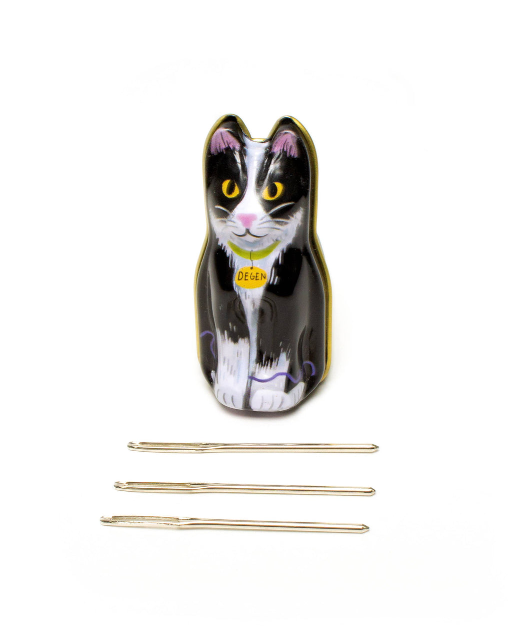 DEGEN Black Cat Tin - Tapestry Needles