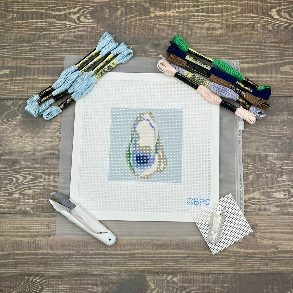 Oyster Needlepoint Design