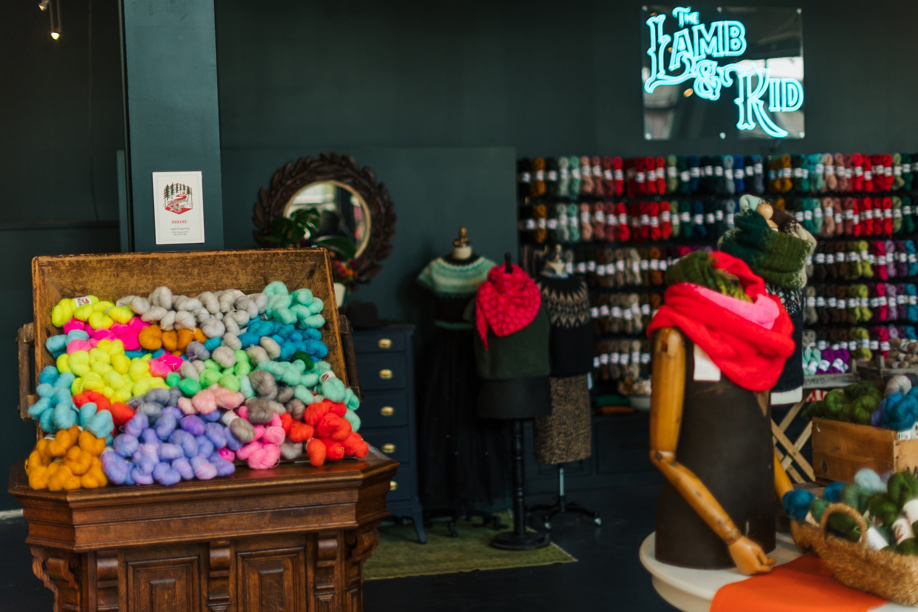 The Lamb & Kid Local Yarn Shop, Bainbridge Island, WA