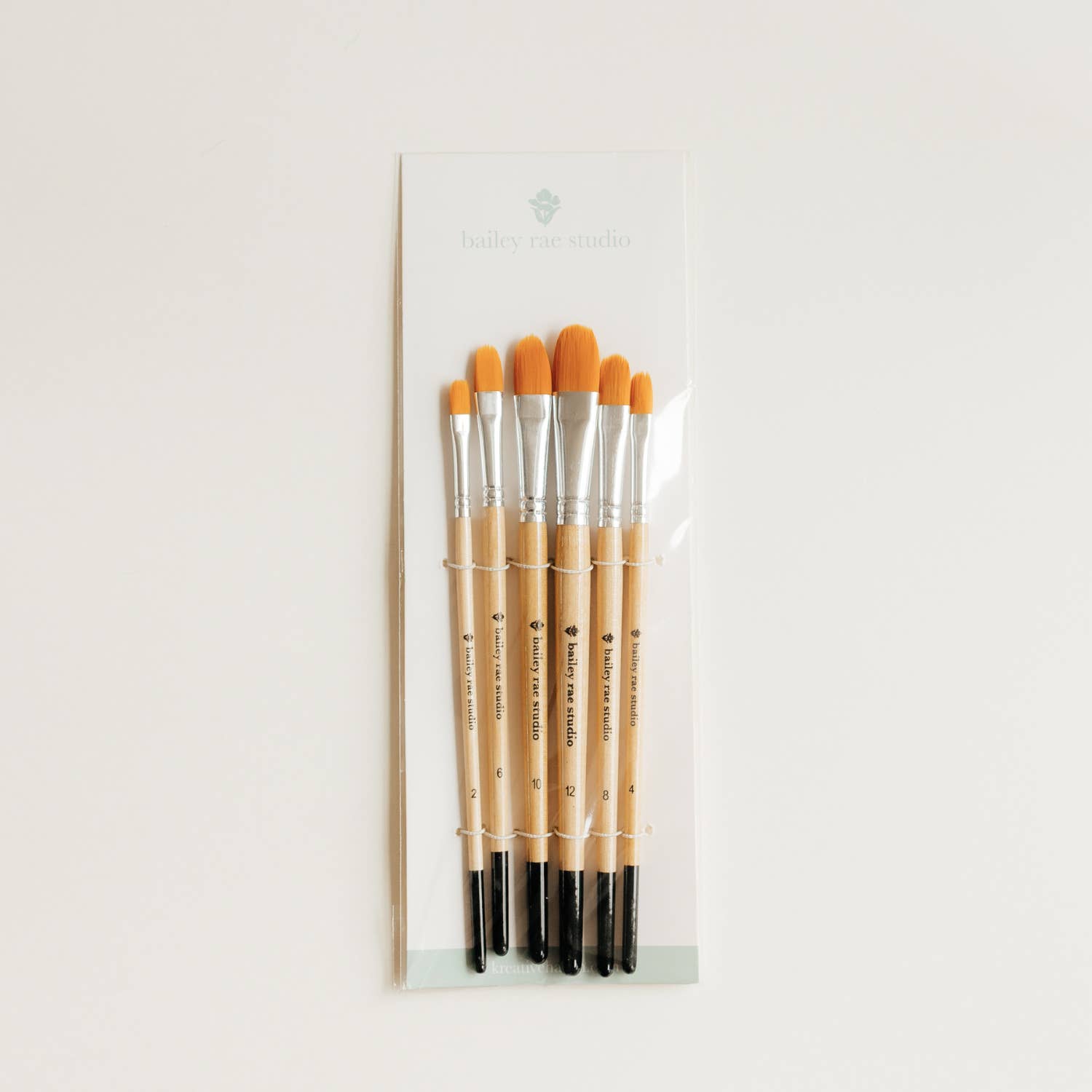 Filbert Watercolor Brush Set