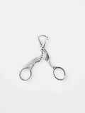 Stork Embroidery Scissor Earrings