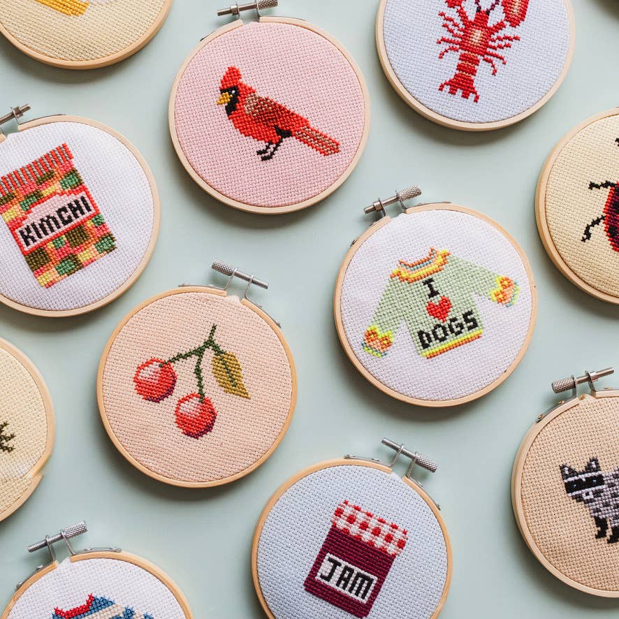 Butter Cross Stitch Kit for Beginners