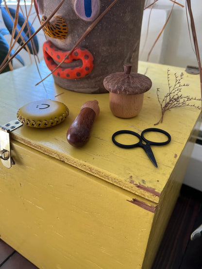 DEGEN Stitch Marker Holding Acorn
