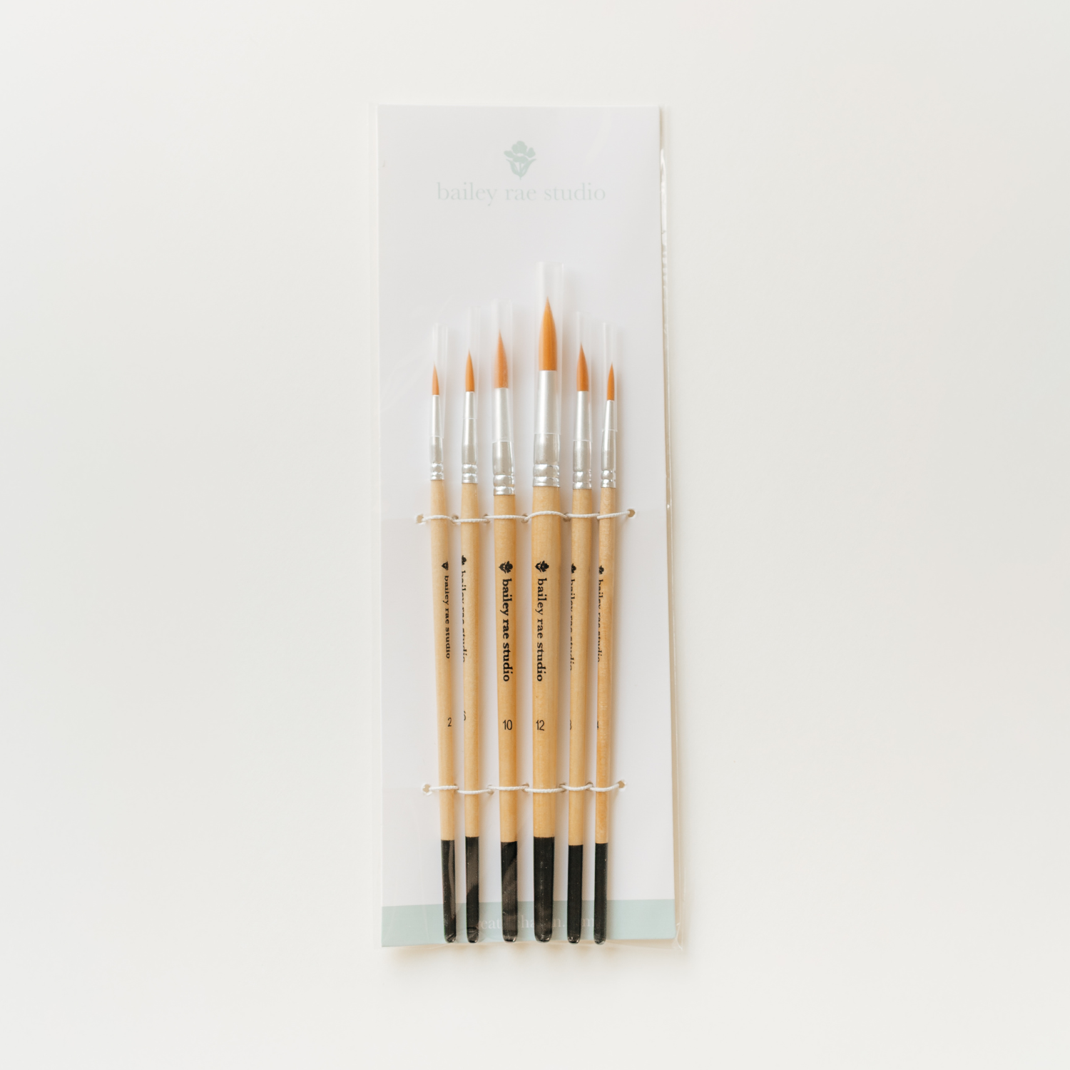 Round Tip Watercolor Brush Set