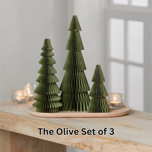 Honeycomb Trees (Set of 3)