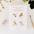 Emily Lex Birds Paintable Watercolor Notecard Set
