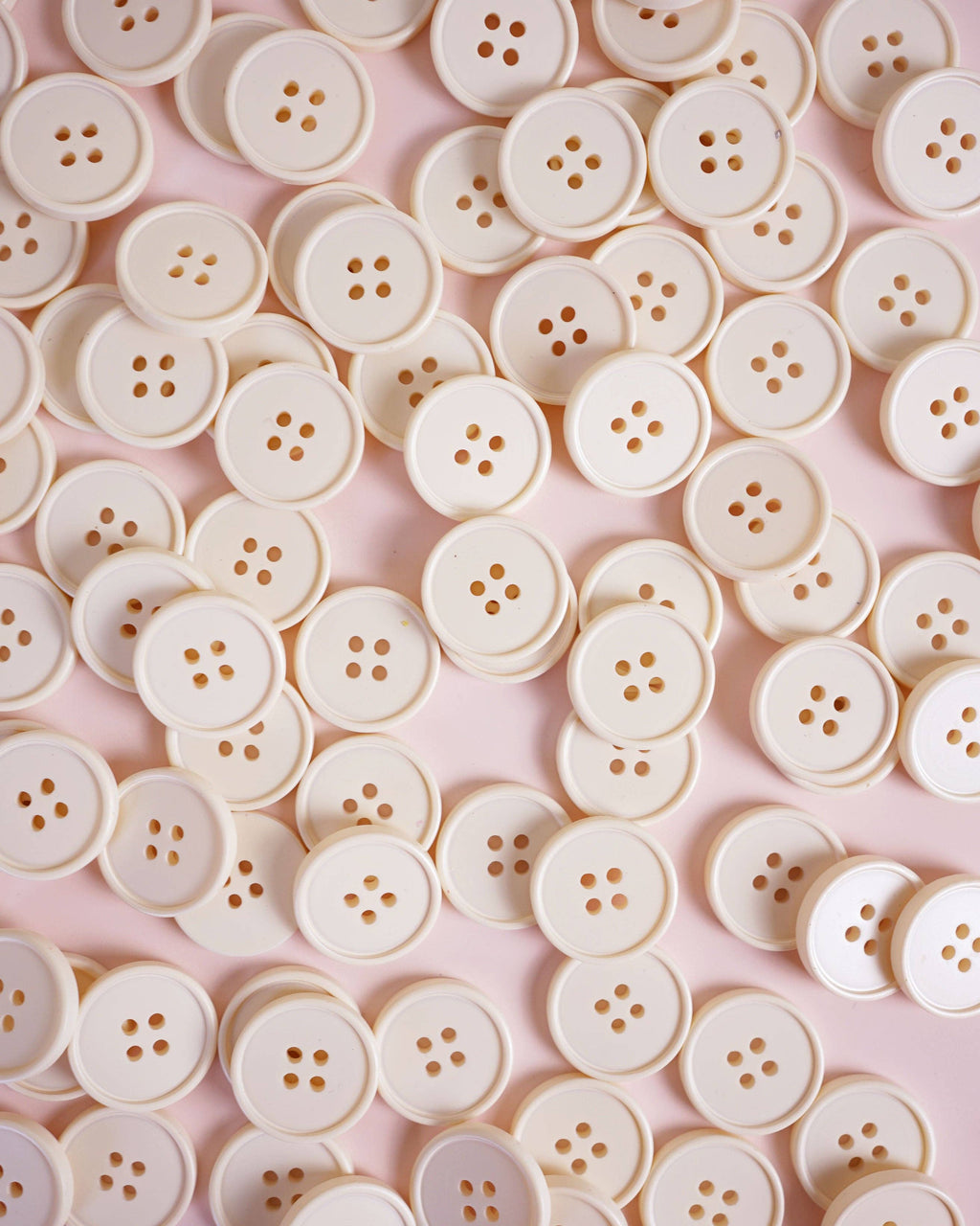 Boutons rétro crème feuilletée
