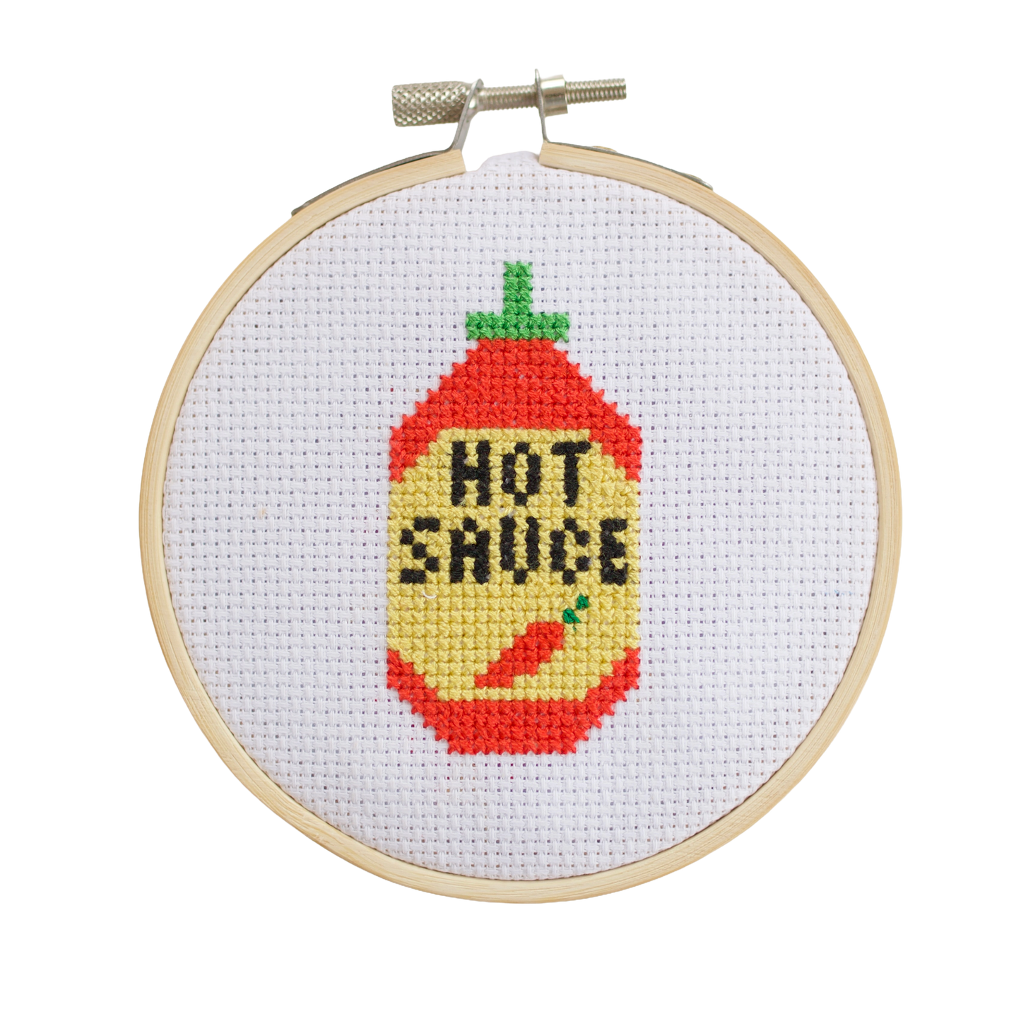 Hot Sauce Cross Stitch Kit