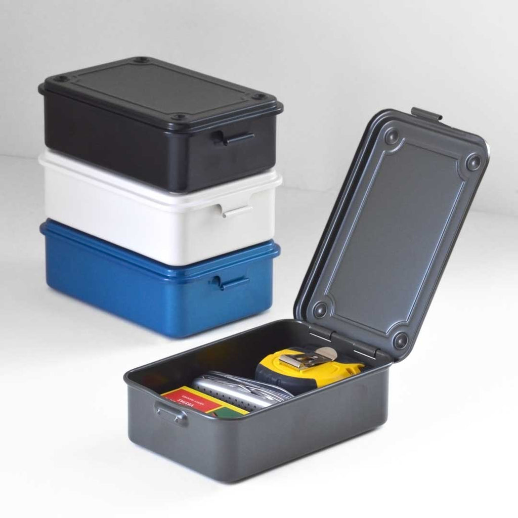 Toyo - Caja de almacenamiento apilable de acero T-150