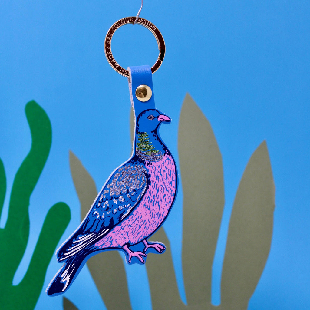 Porte-clés Pigeon biset