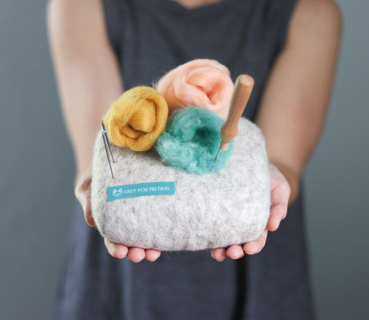 100% Pure Wool Needle Felting Mat