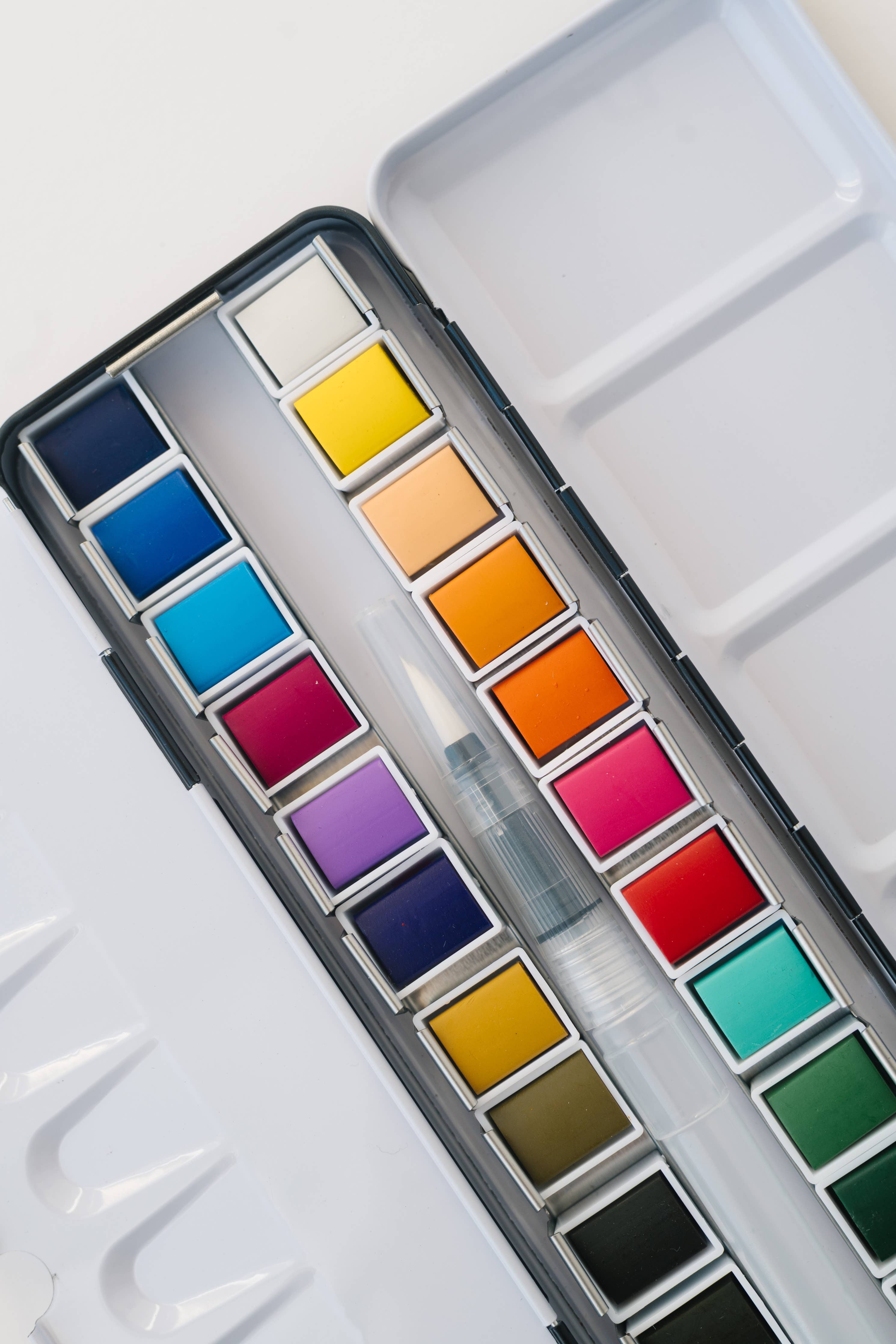 24-Color Watercolor Paint Palette