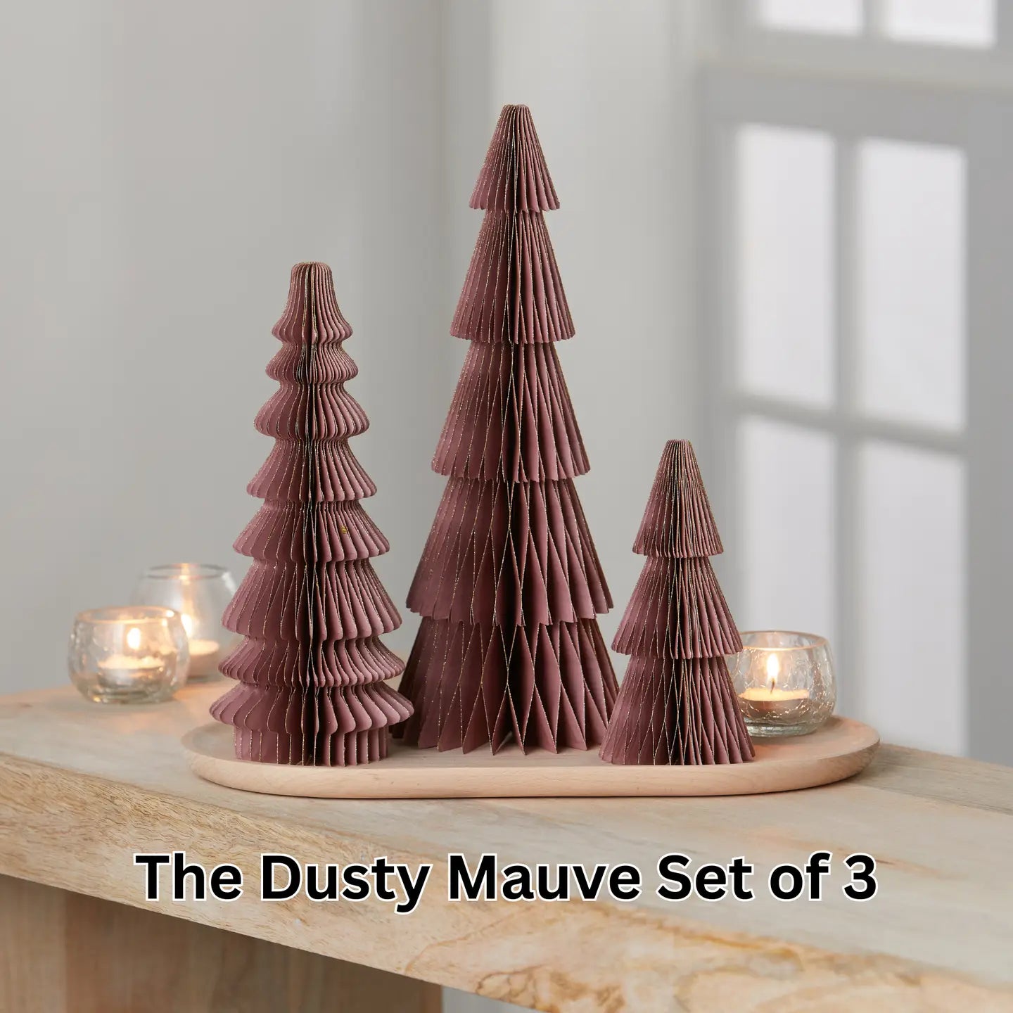 Honeycomb Trees (Set of 3)