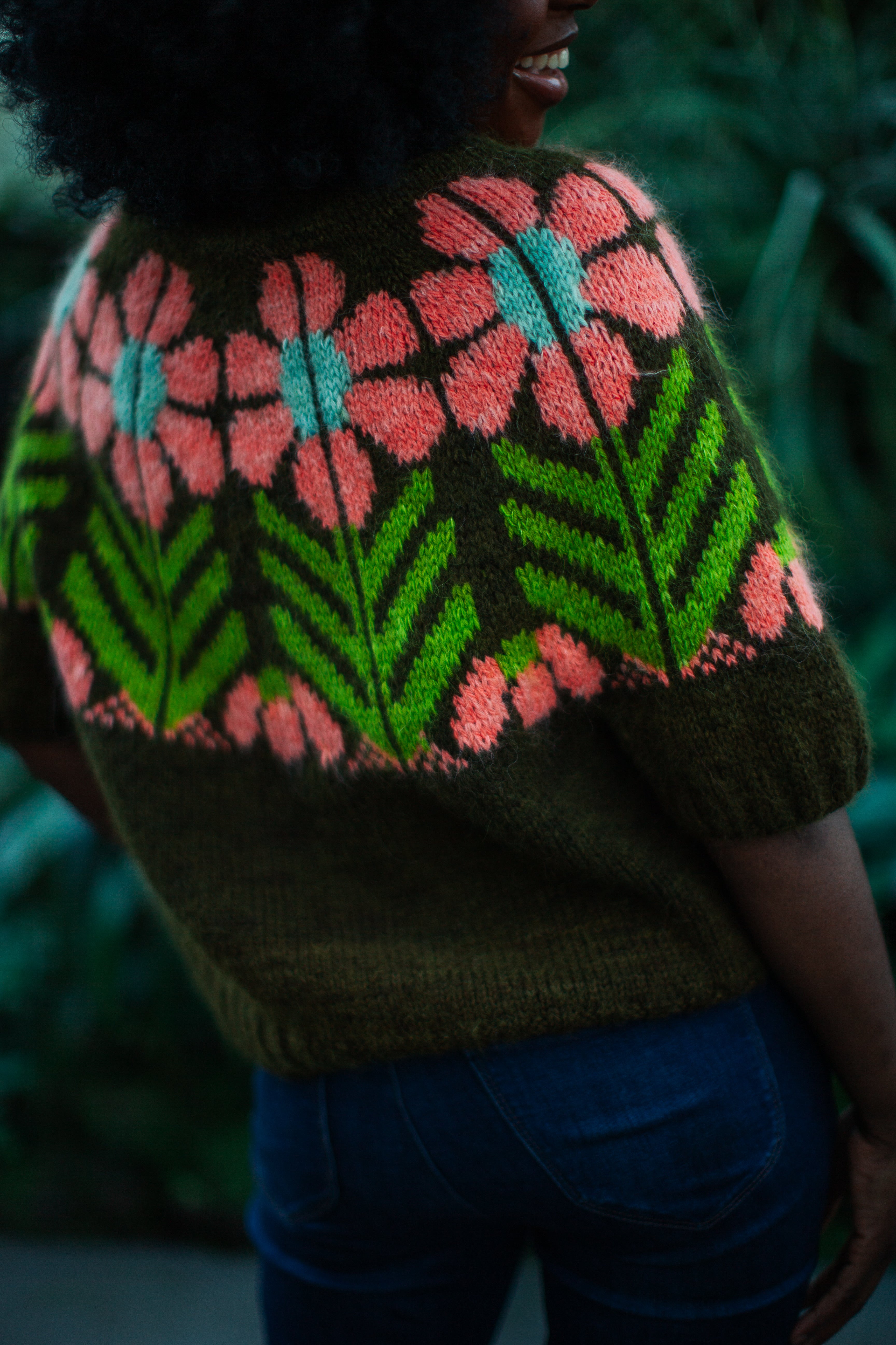 Harvest Flower Sweater Kits - Trio DK & Birdie