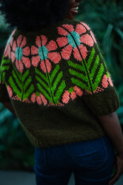 Harvest Flower Sweater Kits - Trio DK