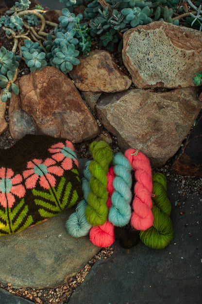 Harvest Flower Sweater Kits - Trio DK