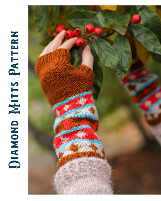 Diamond Mitts Pattern