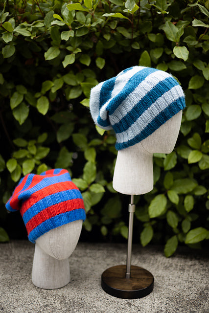Hey Kid! Simple Striped Beanie Pattern