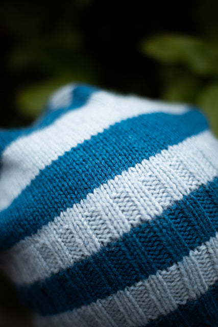 Hey Kid! Simple Striped Beanie Pattern