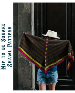 Hip To Be Square Shawl Pattern