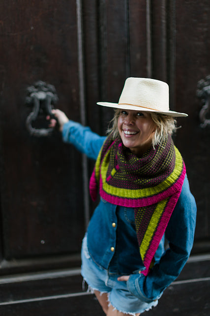 Hip To Be Square Shawl Pattern