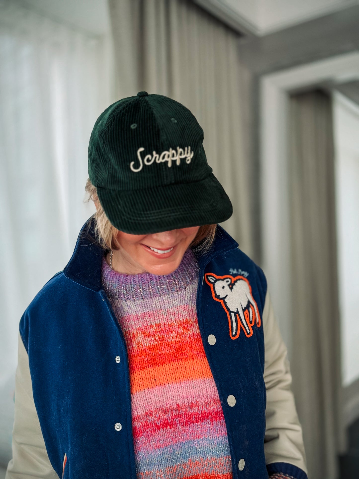 Scrappy Corduroy Caps
