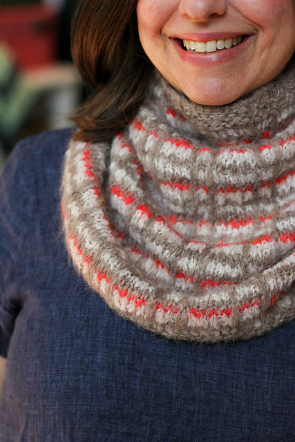 Slip Happy Plaid Cowl Pattern