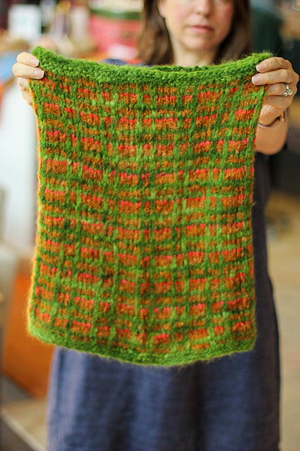 Slip Happy Plaid Cowl Pattern