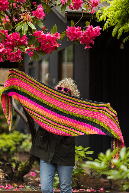 Stripes A Plenty Shawl Pattern