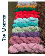 Load image into Gallery viewer, 9/8 Dyed-To-Order Lamb &amp; Kid Tod Worsted
