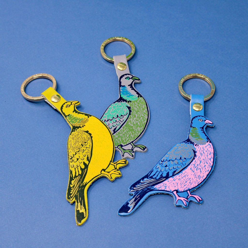 Porte-clés Pigeon biset