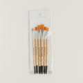 Flat Tip Watercolor Brush Set
