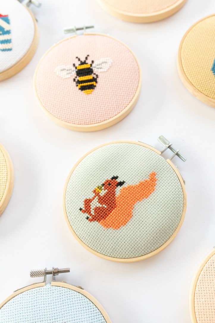 Squirrel Cross Stitch Kit