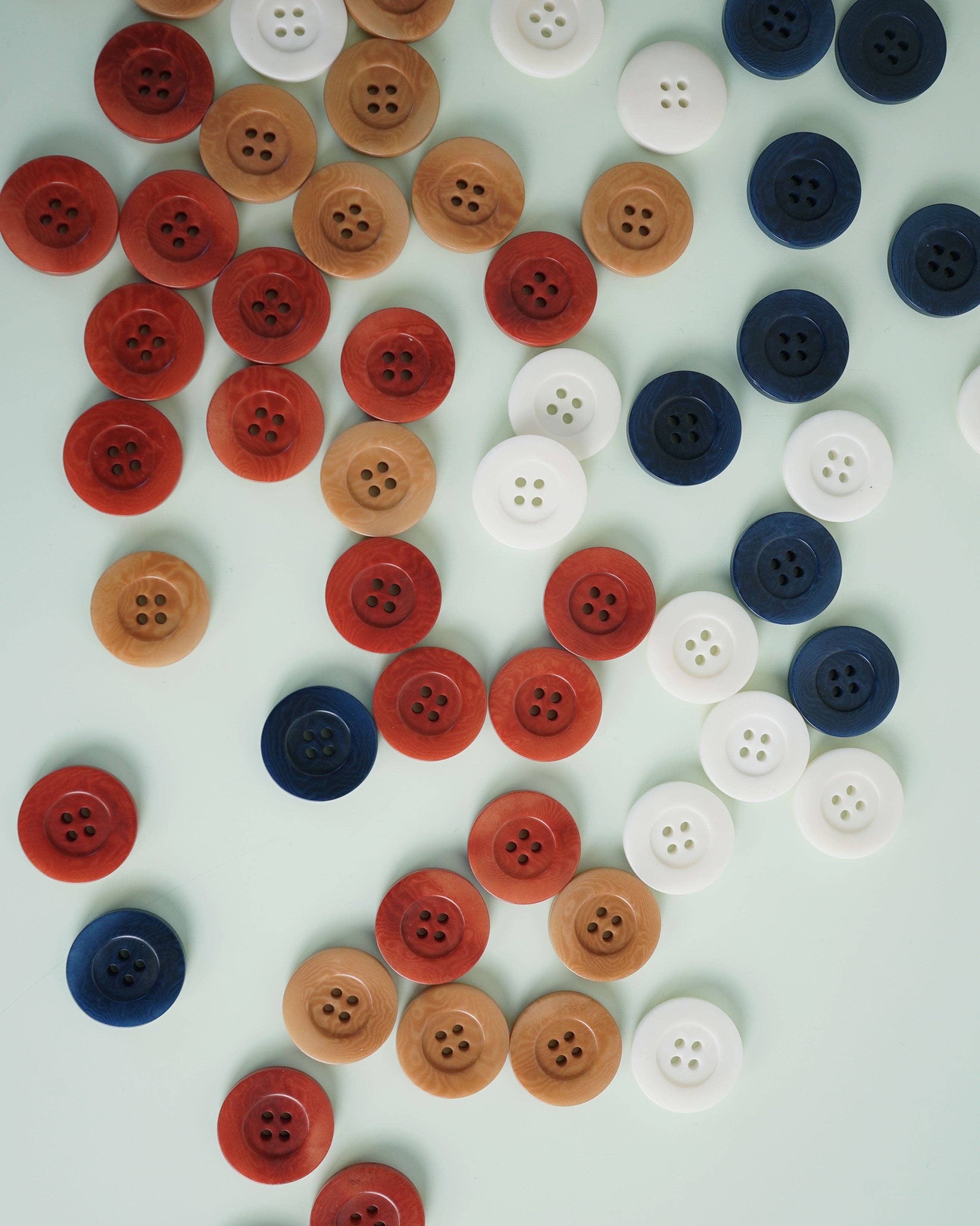 Caramel 1" Corozo Nut Buttons