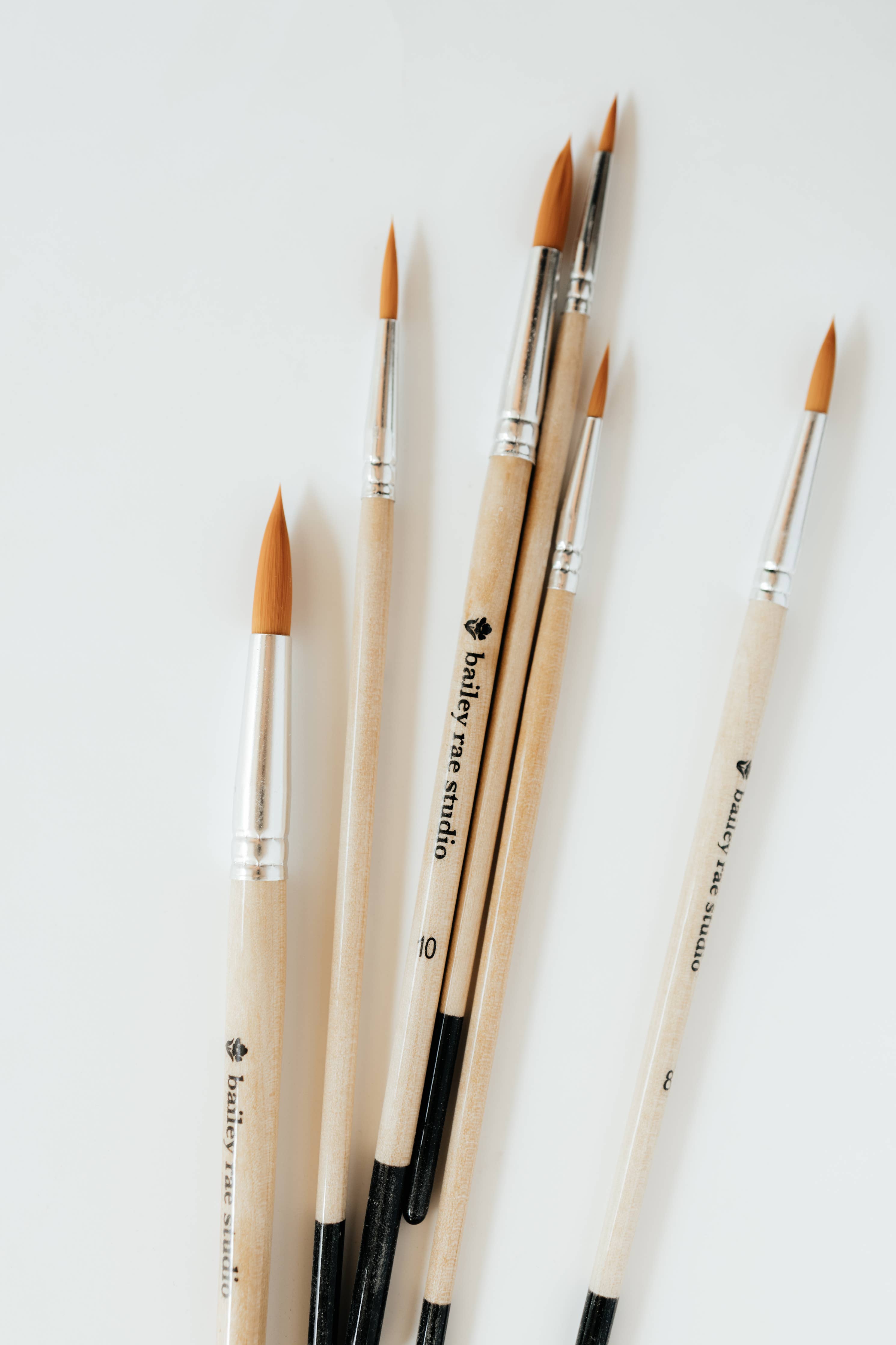 Round Tip Watercolor Brush Set