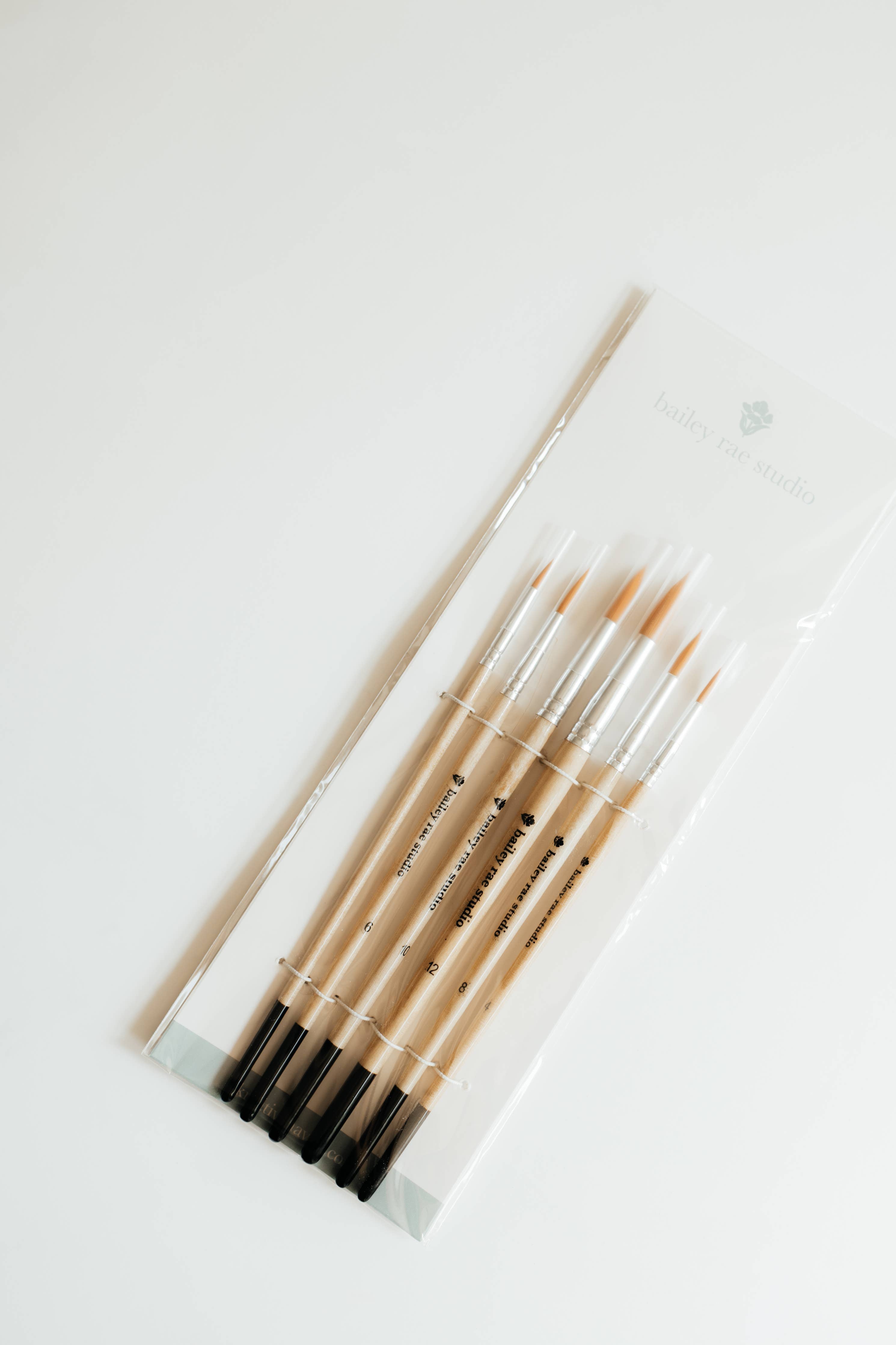 Round Tip Watercolor Brush Set