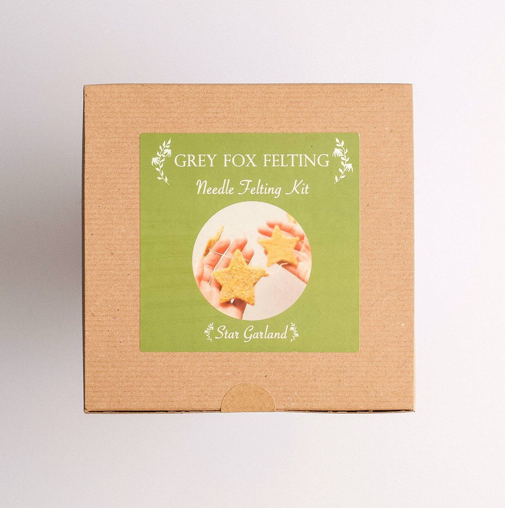 Garland of Stars - Needle Felting Kit - Beginner