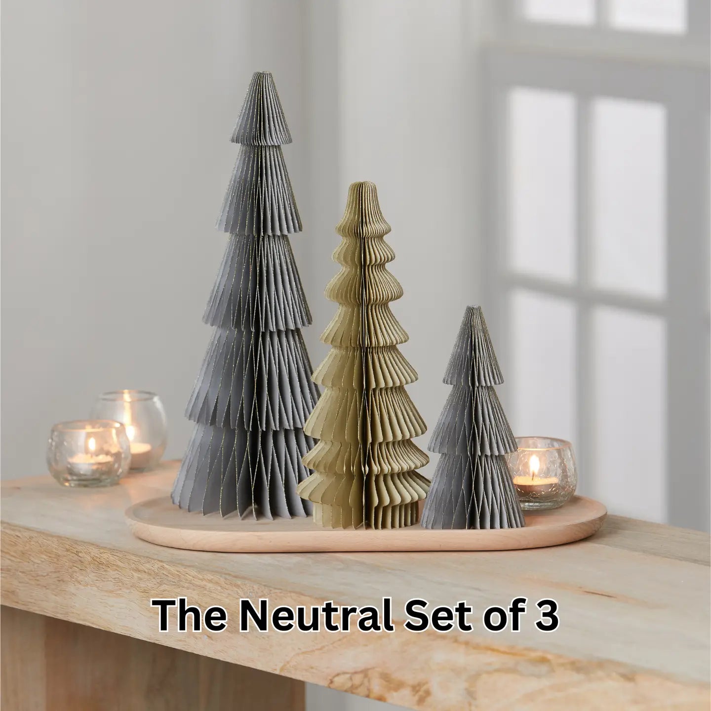 Honeycomb Trees (Set of 3)