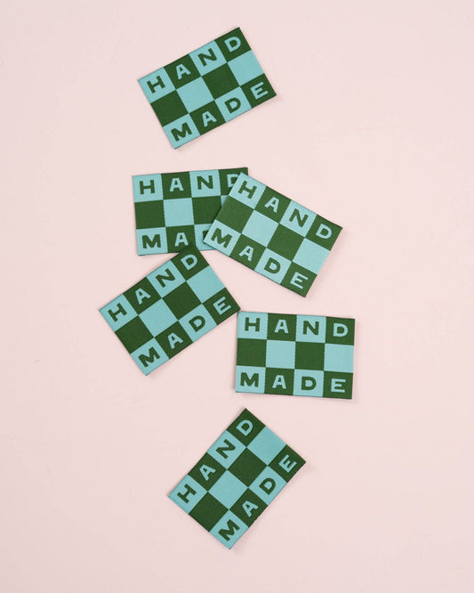 Handmade Checkerboard Large Garment Labels