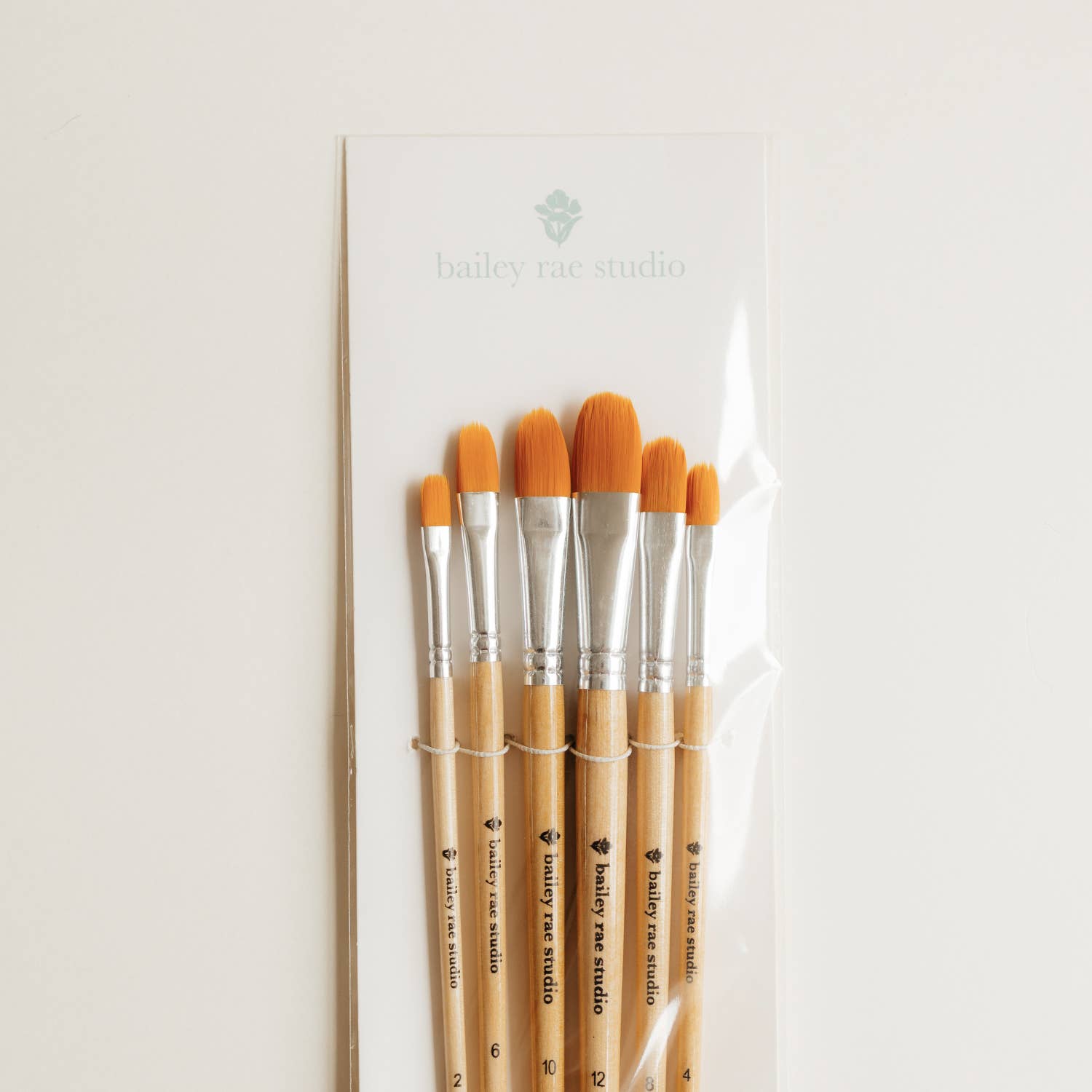 Filbert Watercolor Brush Set