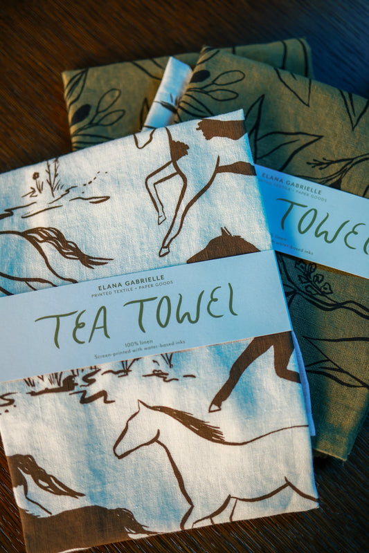 Elana Gabrielle Linen Tea Towels