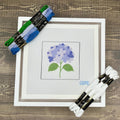 Blue Hydrangea Needlepoint Design