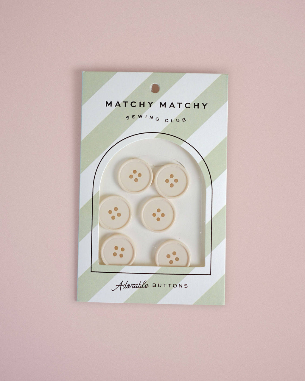 Boutons rétro crème feuilletée